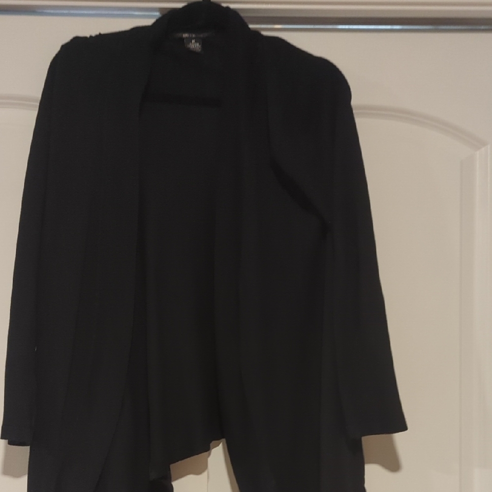 89th & Madison Classic Black Cardigan